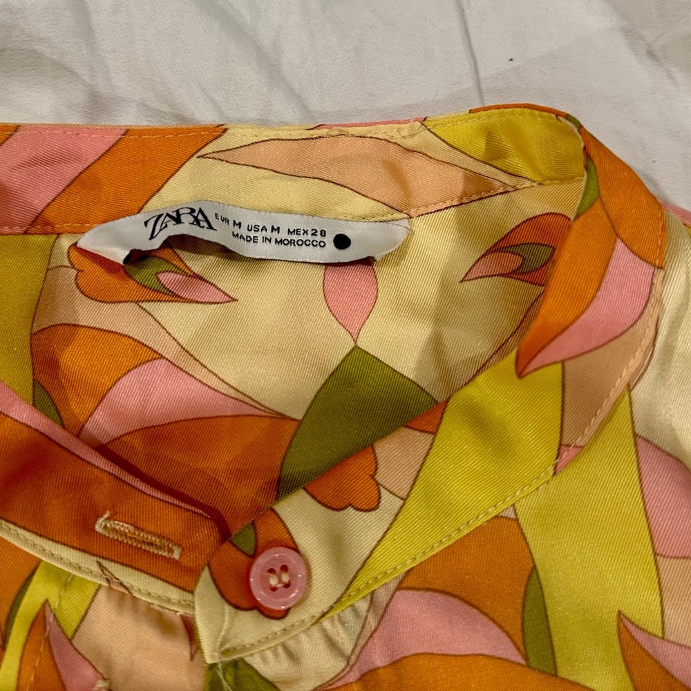 Zara Multicolor Abstract Print set - Picture 4 of 6